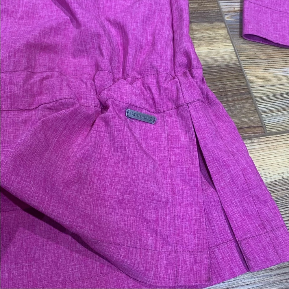 Merrell Ainsley Swim Cover Up UPF 30+ Hooded Long Sleeve Medium Pink Pool Beach - Picture 6 of 9